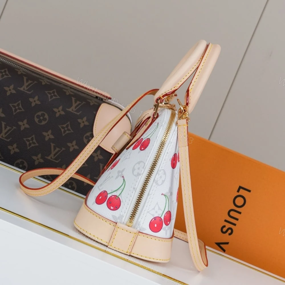 View 4 of Louis Vuitton X Murakami Alma BB Washed Blue 23Cm
