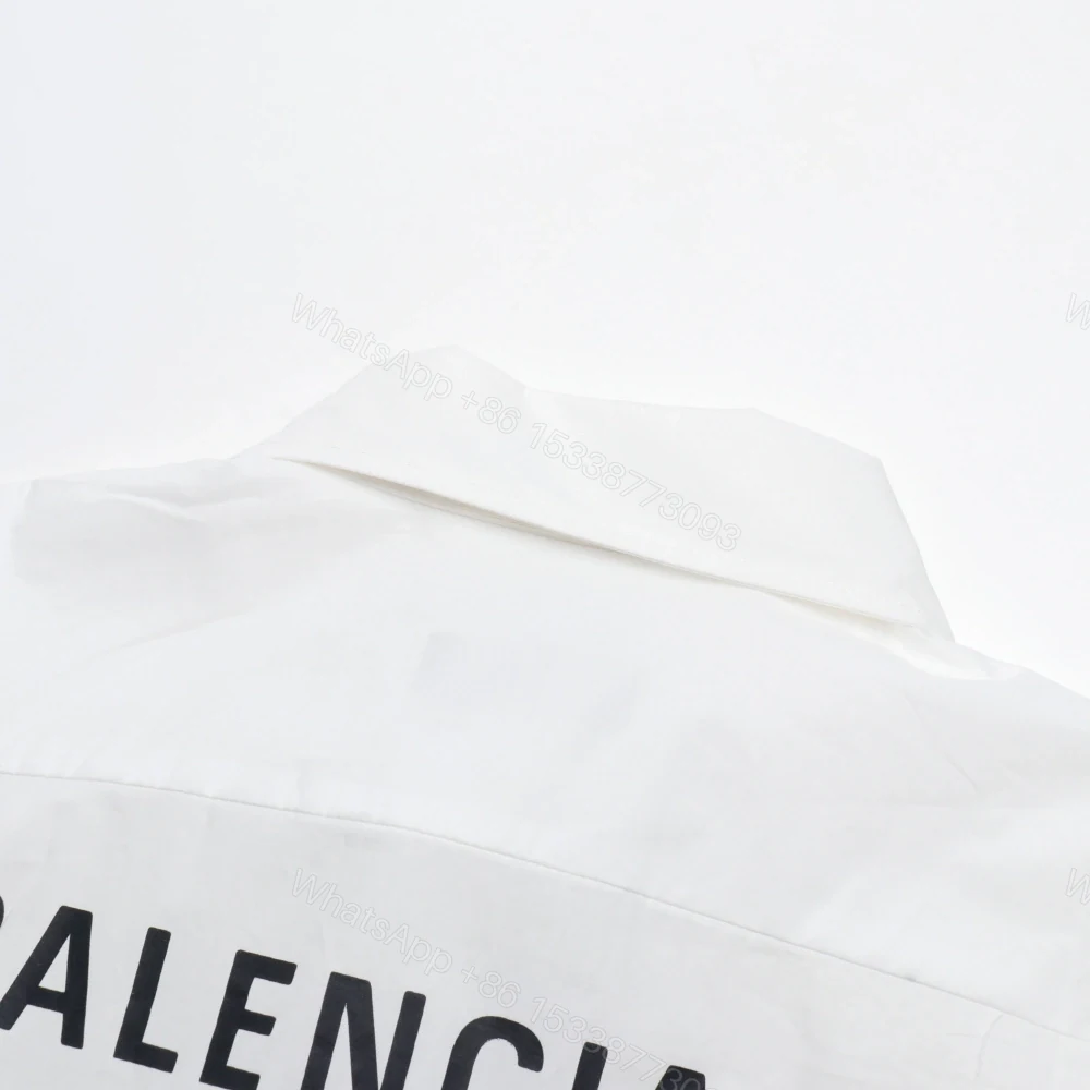View 4 of 高仿Balenciaga*SS24系列647357七國語言襯衫白色