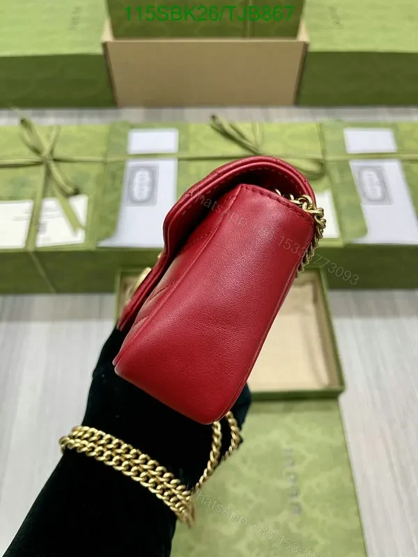 View 35 of Gucci Super Mini Bag in Beige Matelassé Chevron Leather 476433