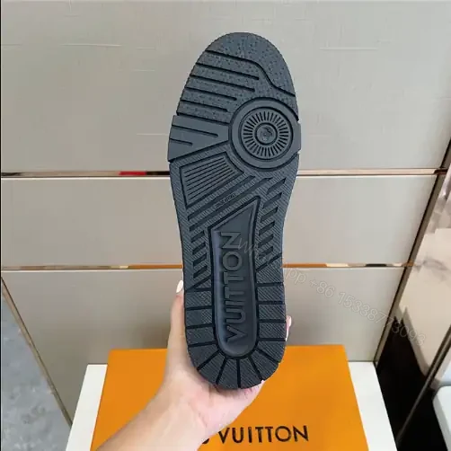 View 5 of LOUIS VUITTON LV TRAINER COMIC SNEAKERS IN BLACK AND WHITE – LSVT393