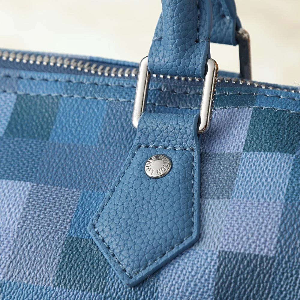 View 8 of Louis Vuitton Speedy 30 Bandoulière Blue 34Cm M28978