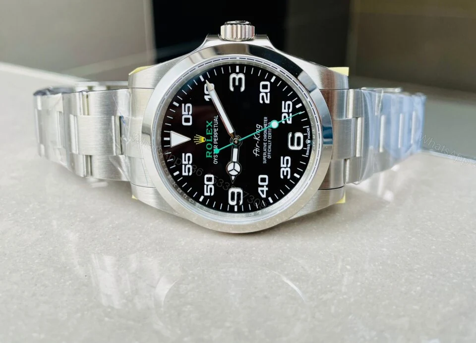 View 7 of JVSF Factory 1:1 Rolex Air-King 40mm 126900 904L SS Black Dial VR3230