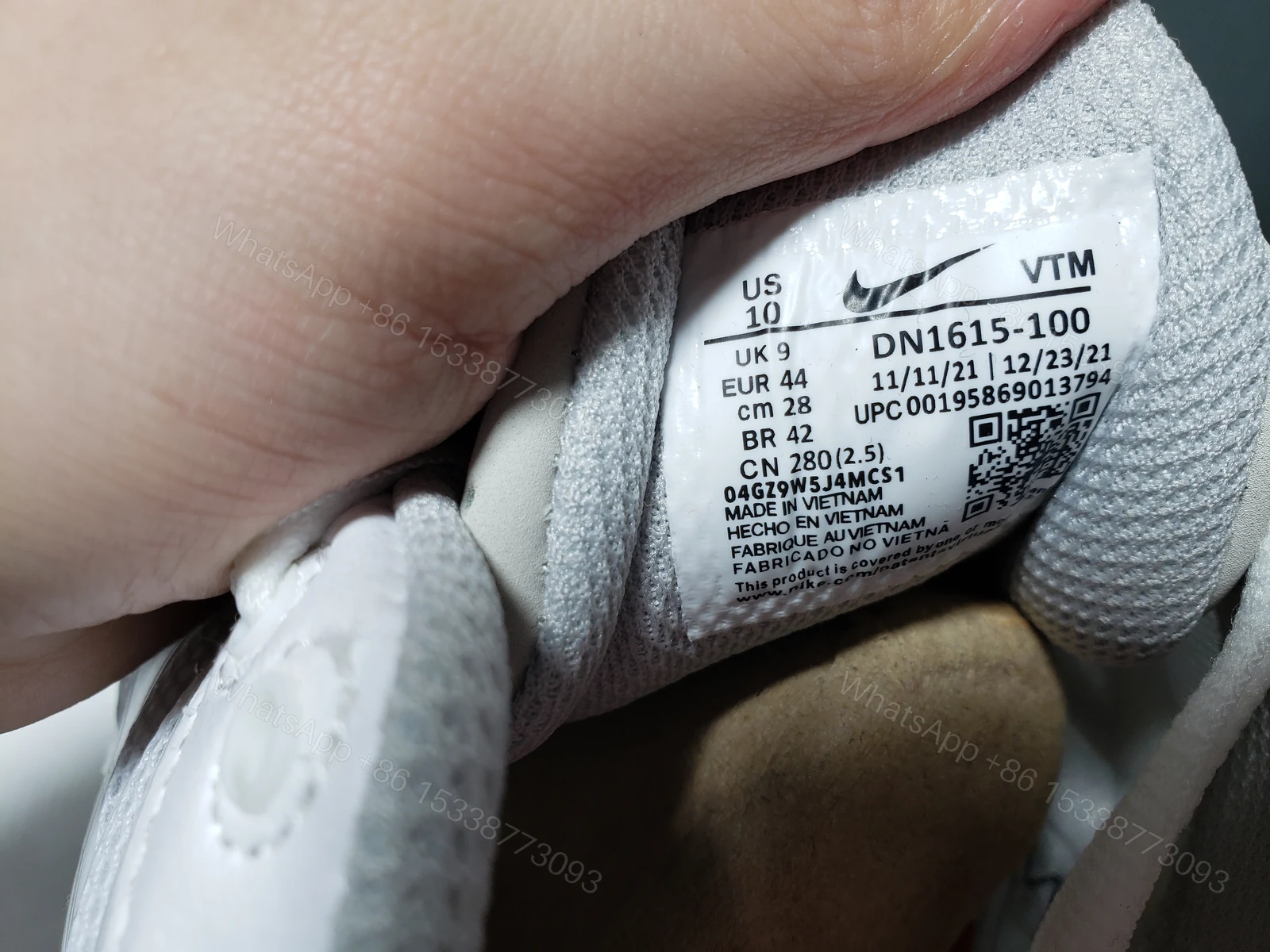 View 8 of Supreme x nike shox ride 2 white