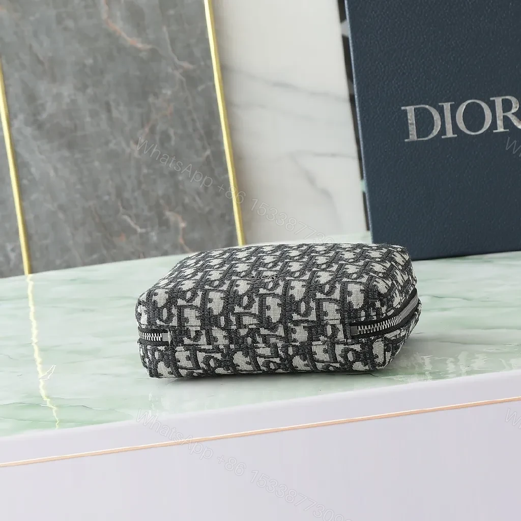View 2 of Textured Monogram Mini Bag – City Chic, Compact Leatherette Carryall