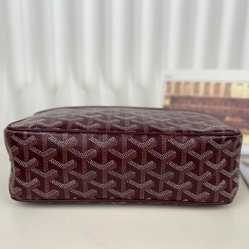 View 4 of 高仿Goyard*CAPVEP9相機郵差包朱紅小號免檢版