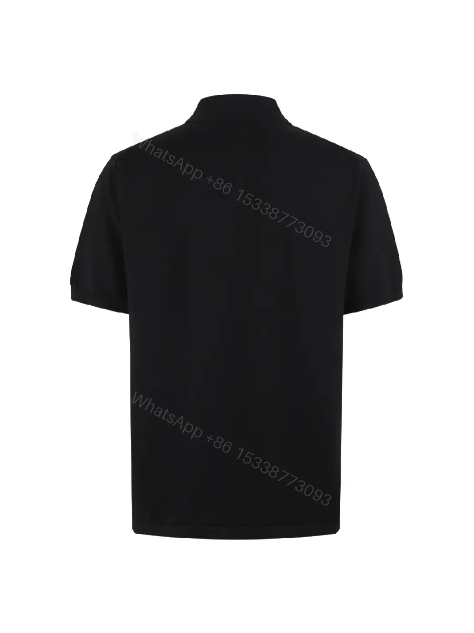 View 6 of Black Polo Shirt Classic Fit with LV Logo, Short Sleeves