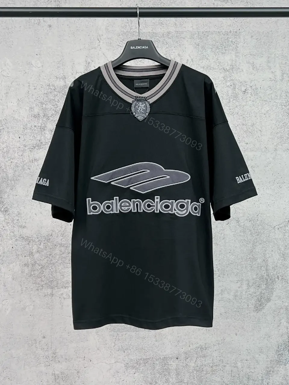 View 7 of Oversized Graphic Tee - Luxury Streetwear, Bold Logo, All-Season