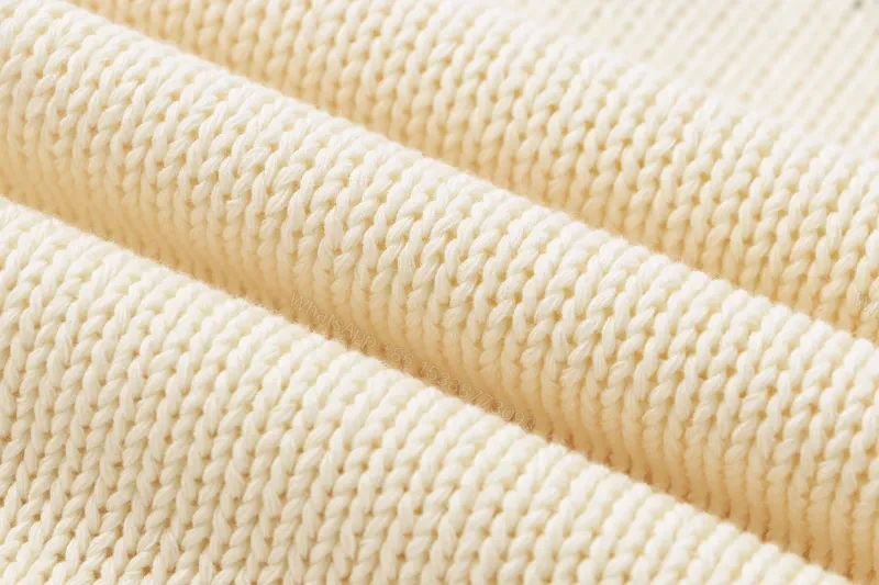 View 8 of Ivory Knit Crewneck with Bold Logo - Elevated Everyday Luxury
