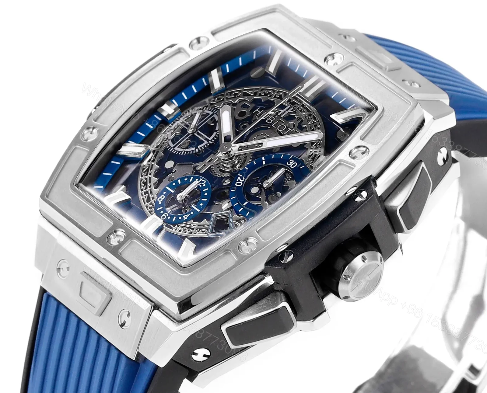 View 4 of WWF Factory Hublot Spirit of Big Bang Blue Watch