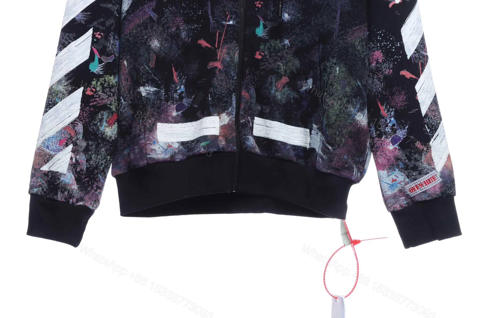 View 7 of Off-White Starry Sky Zipper Hoodie