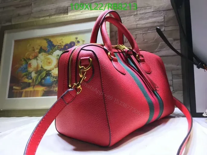 View 7 of Gucci Replica Ophidia Leather AAAA Black Bag
