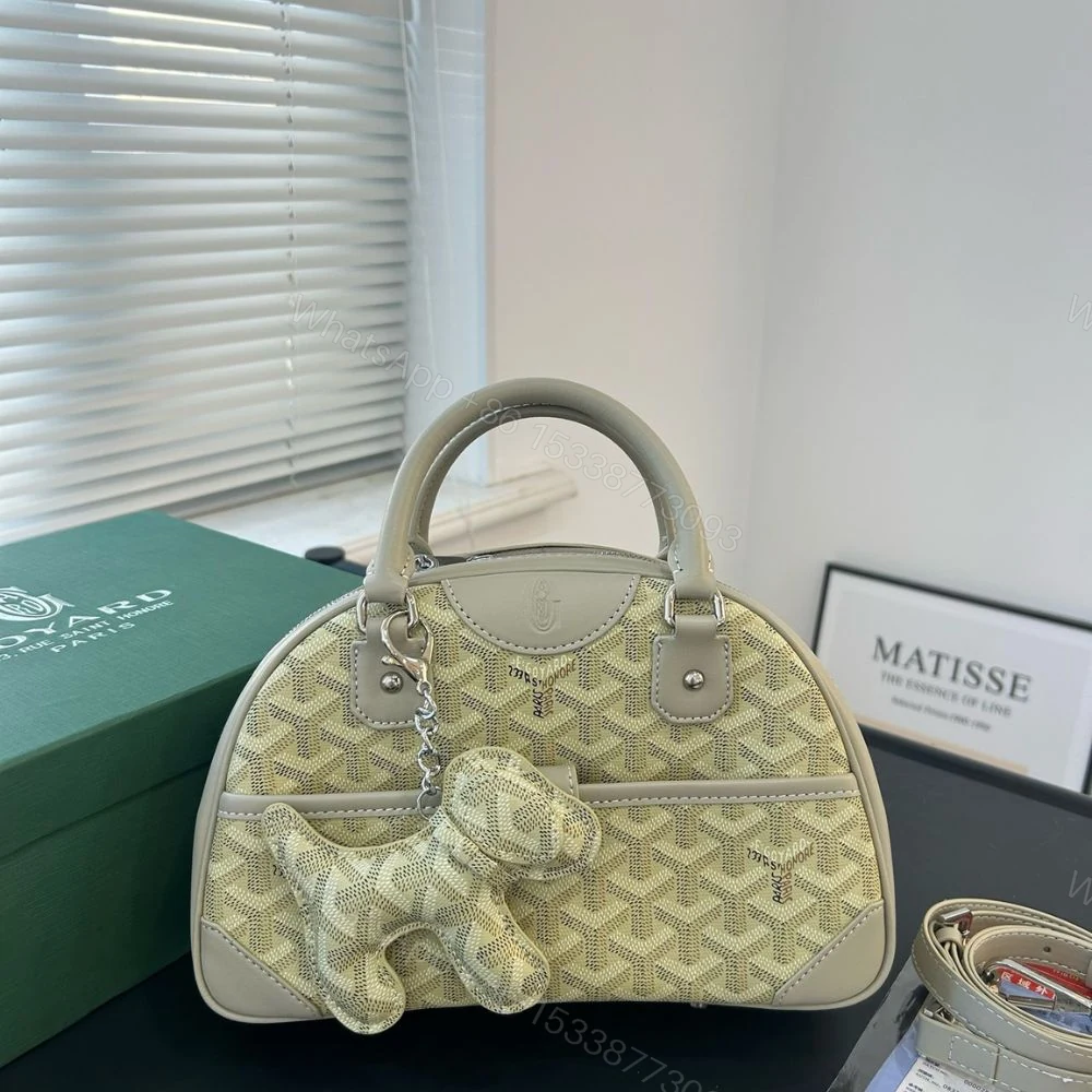 View 2 of GOYARD SAINT JEANNE BAG COATED CANVAS BEIGE 27CM