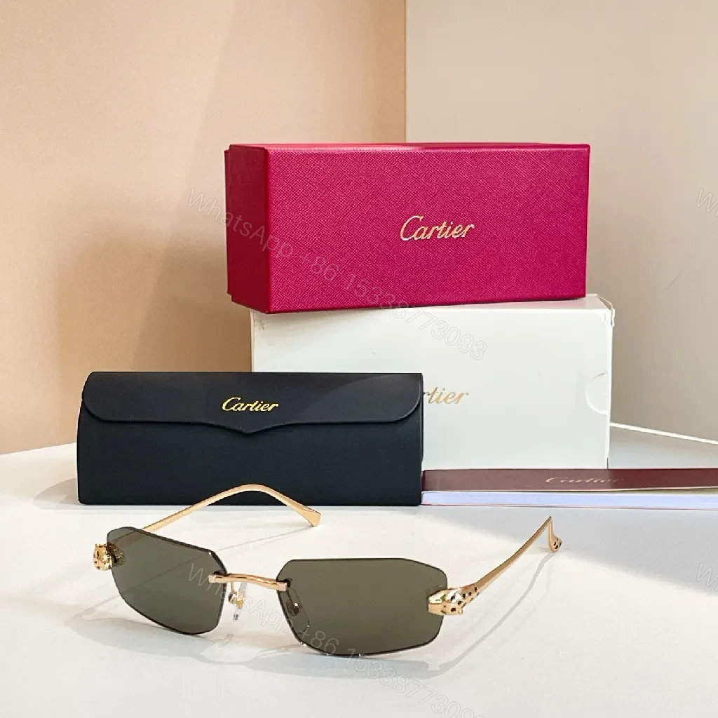 View 2 of Gold-Finish Cat-Eye Sunglasses: Luxury, All-Day Comfort