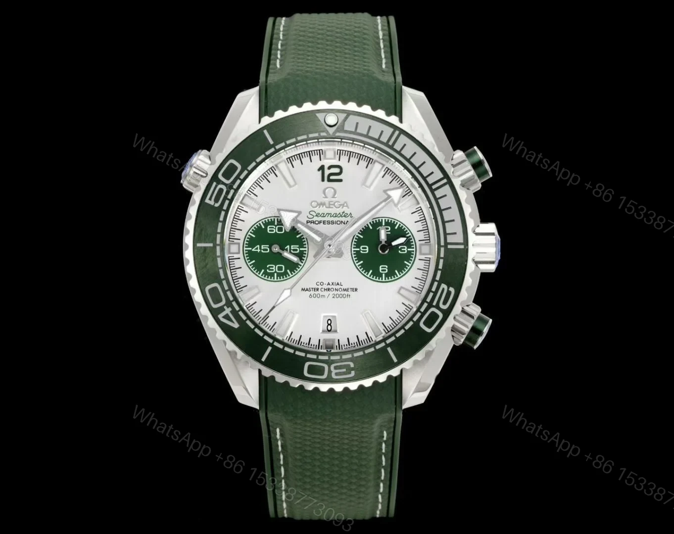 Omega Seamaster Planet Ocean 600M Co-Axial 45.5 Master Chronometer Chronograph Stainless Steel Silver Rubber 215.32.46.51.06.001 — view 1