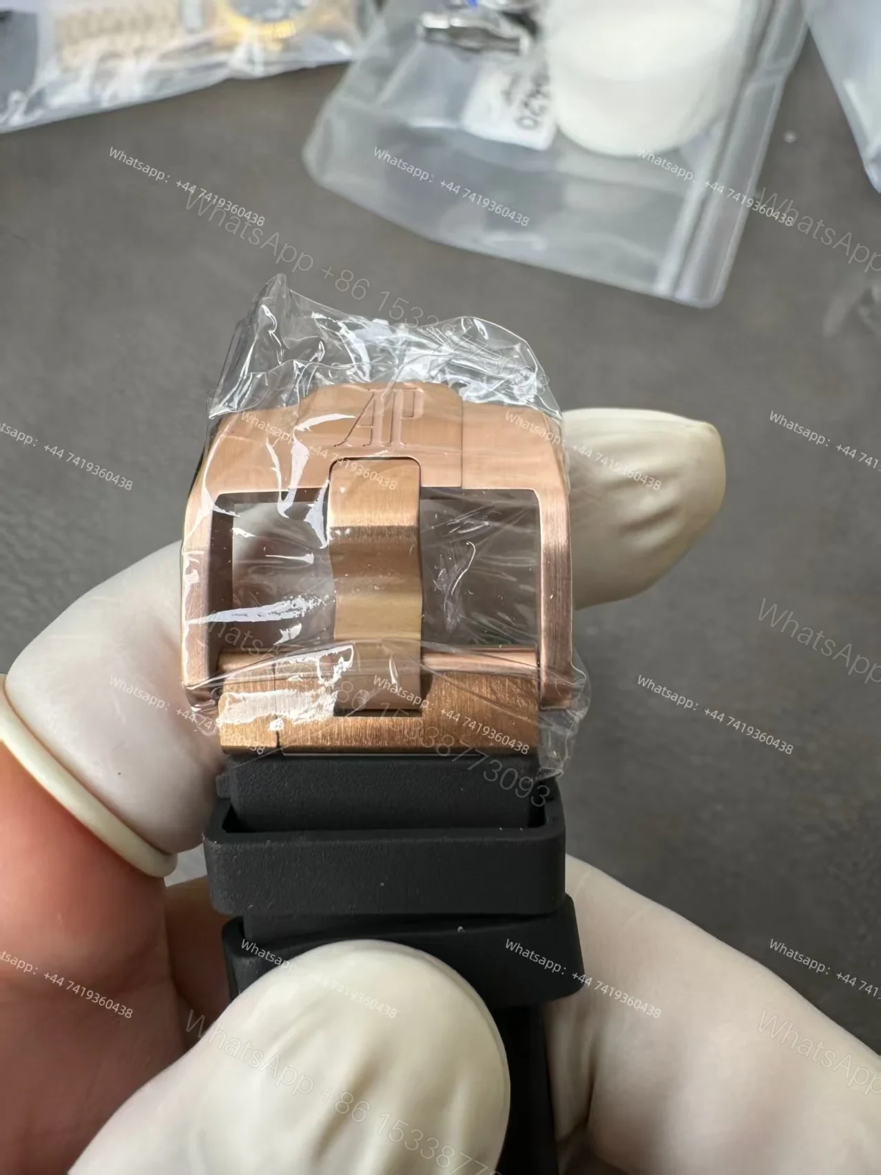 View 11 of Audemars Piguet Super Clone Royal Oak Offshore Rose Gold 26420 Black Dial Chronograph 43mm