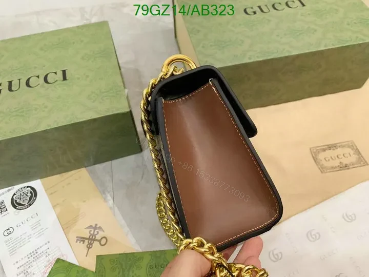 View 7 of Gucci Padlock Small Shoulder Bag with Key Lock Closure UYT564