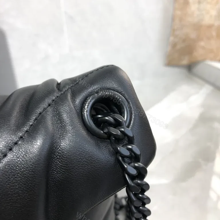 View 9 of Bold Quilted Leather Shoulder Bag - Day-to-Night Confidence