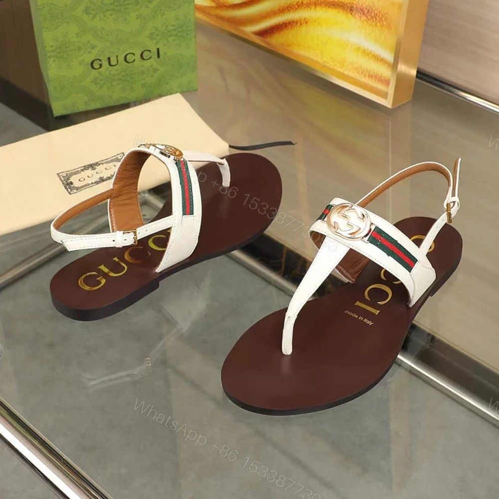 View 3 of GUCCI Women’s Interlocking G Web sandal 274278