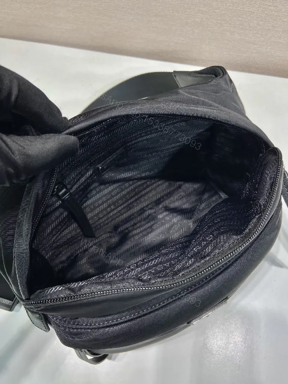 View 2 of Compact Nylon Messenger: Bold, Functional, Modern Utility