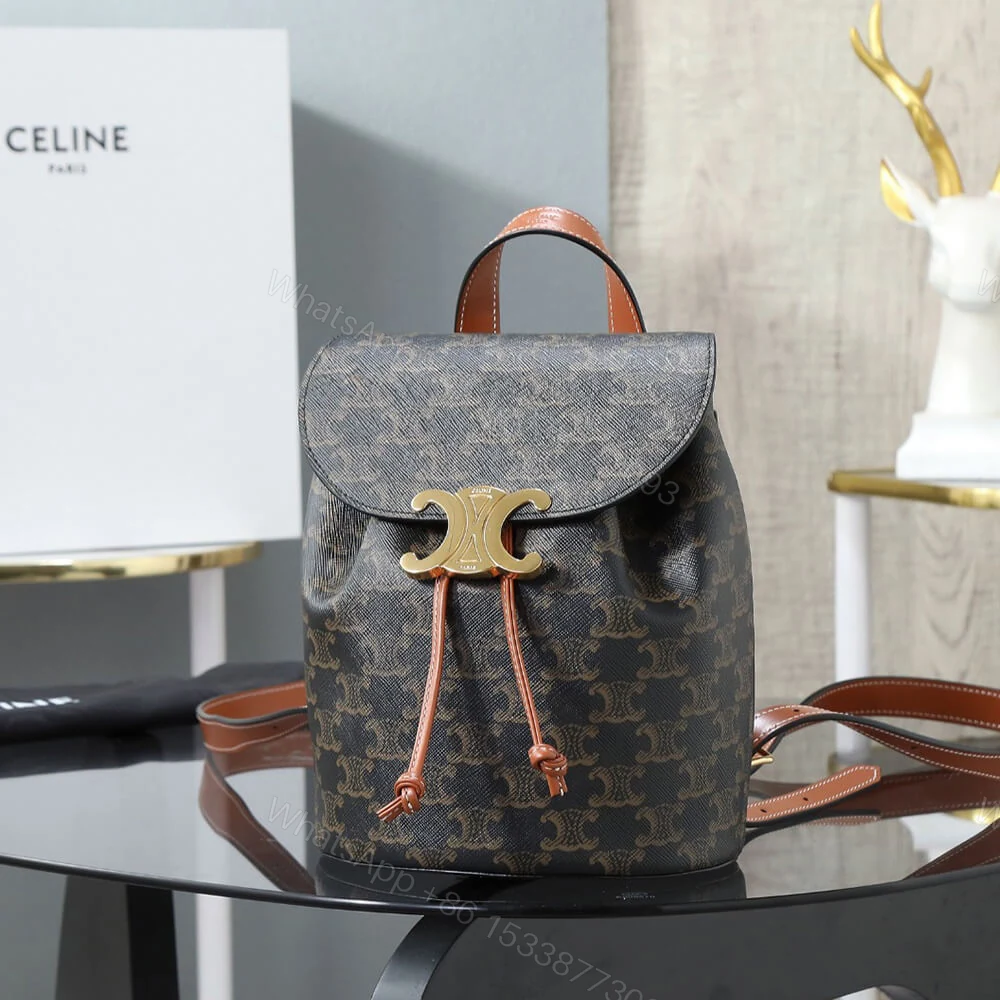 View 2 of BACKPACK CELINE BONNIE IN Triomphe Canvas and calfskin
