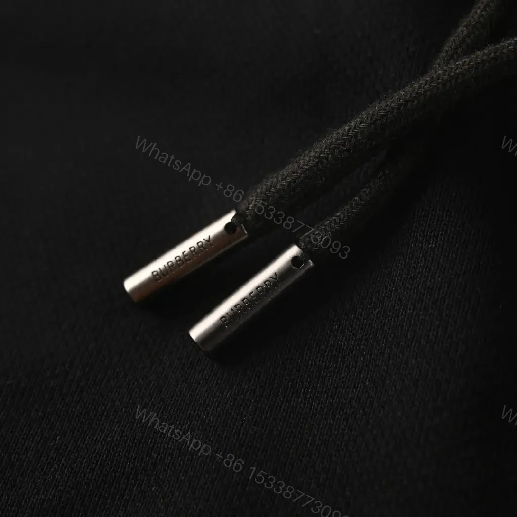 View 8 of Black Nylon Relaxed Shorts with Burberry Patch