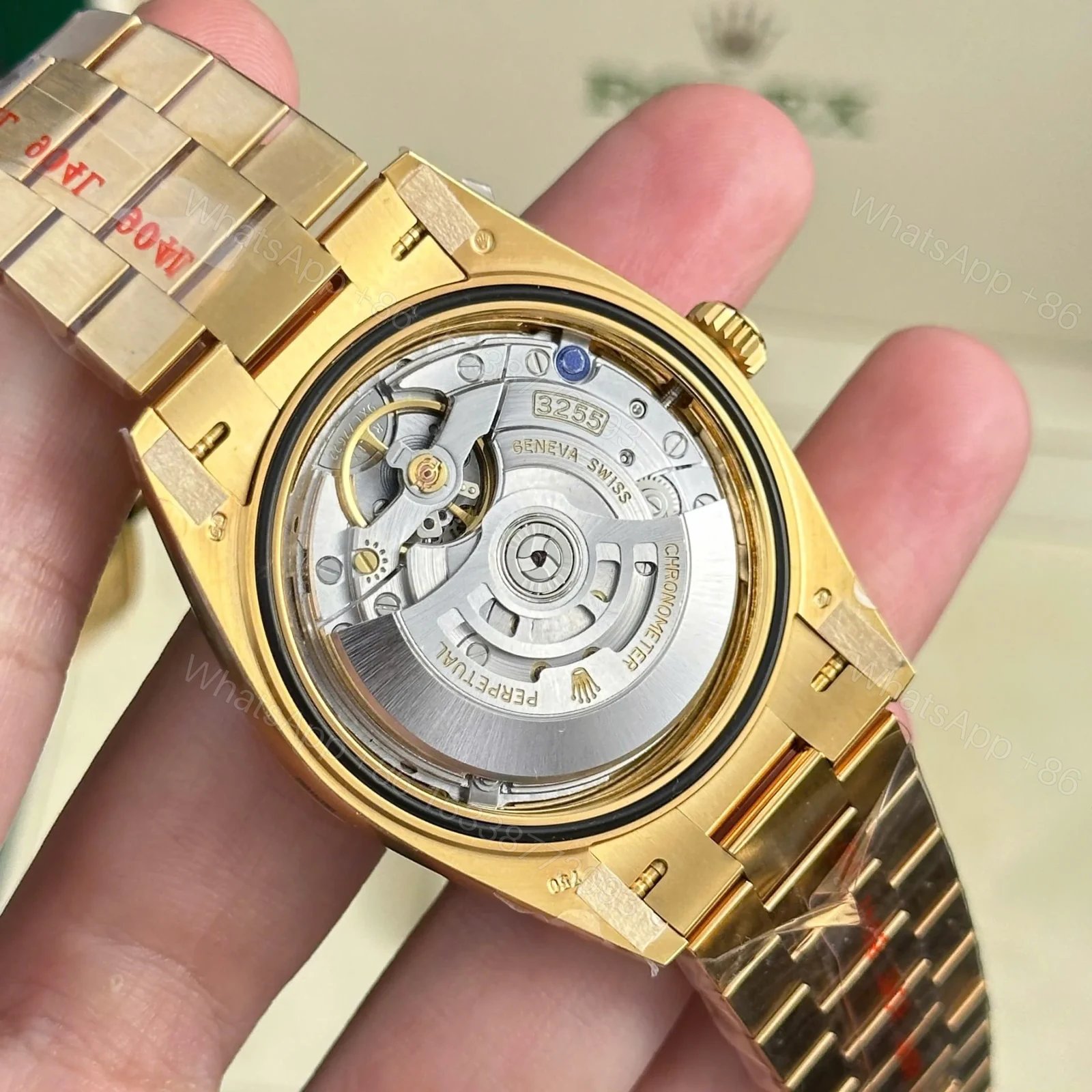 View 12 of Superclone Rolex Day-Date Champagne Diamond Dial 128238-0132 36 mm