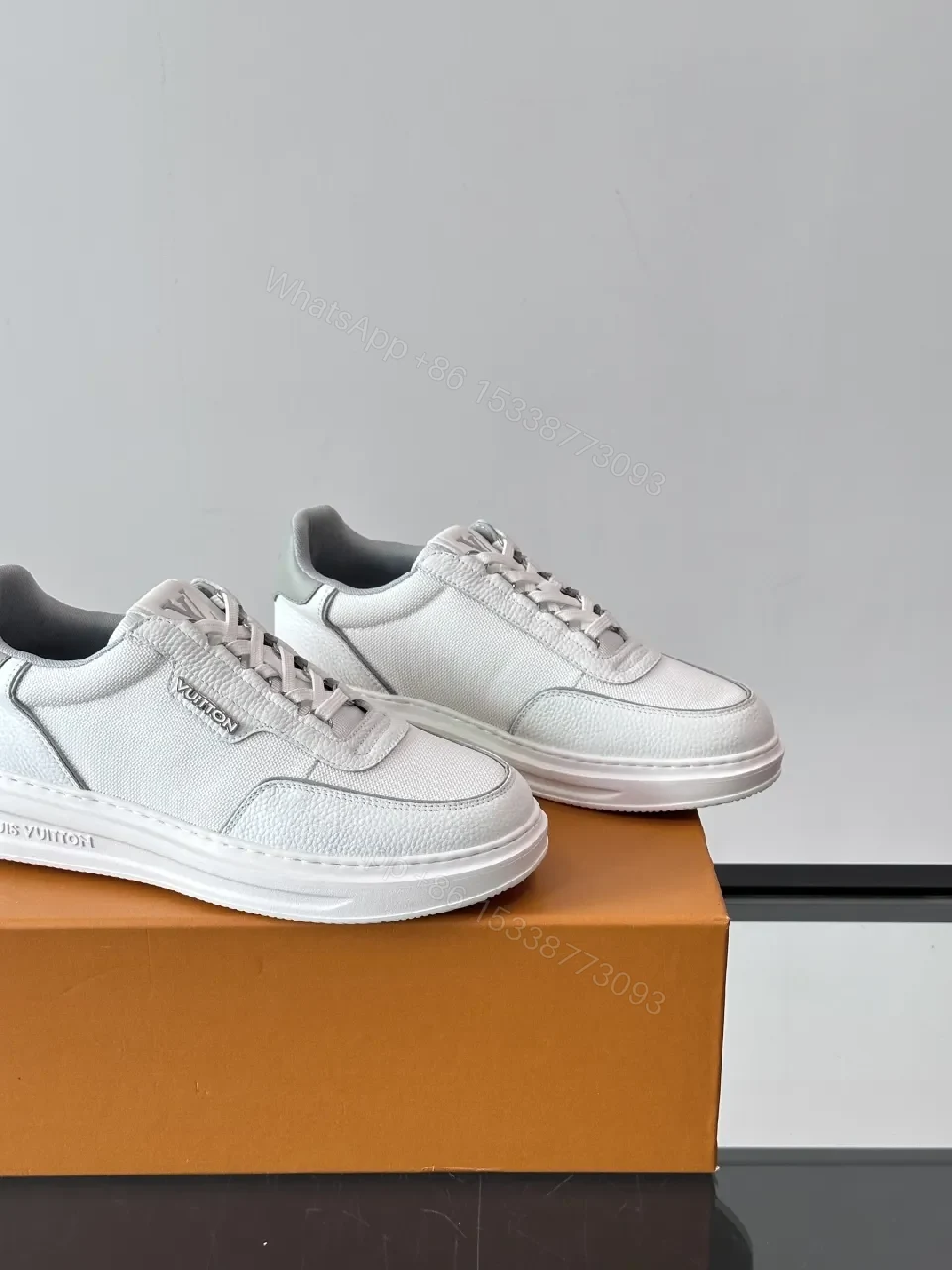 View 8 of Minimalist White Luxury Sneaker: Sculpted Comfort Footwear