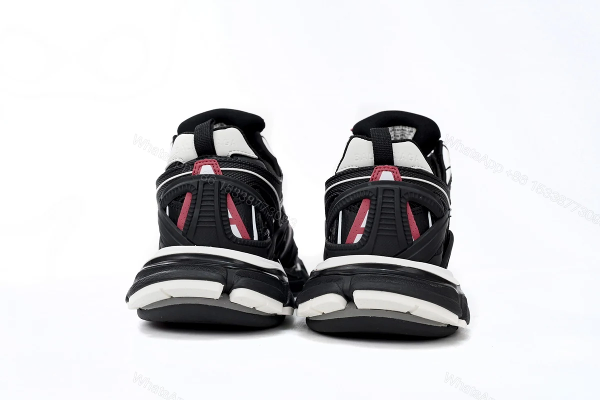 View 3 of Balenciaga Track 2 Sneaker Military Black White Red 568614 W2GN3 6000
