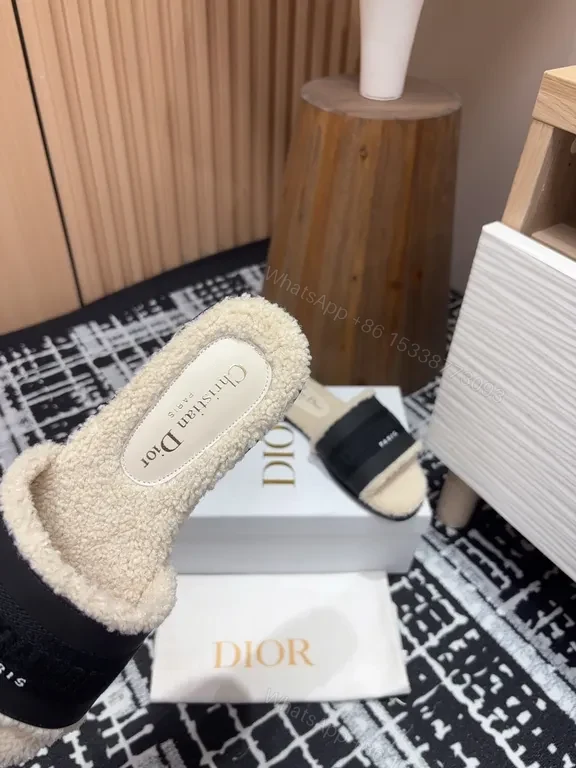 View 9 of Neutral-Chic Leather Slides with Logo Band