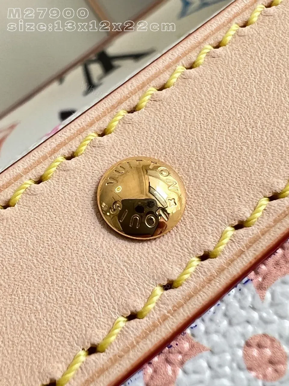 View 5 of Colorful Structured Crossbody Bag with Multicolor Logo Texture