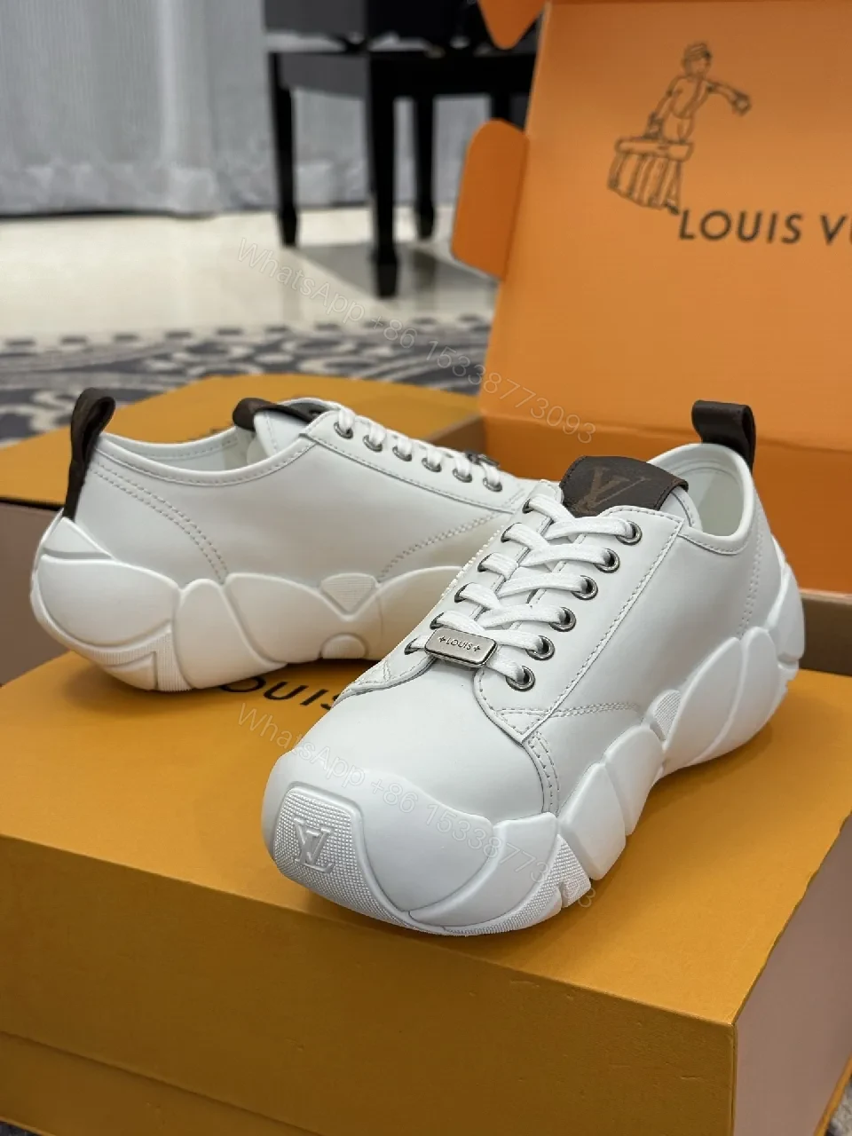 View 2 of Architectural Luxury Sneakers: Sculpted Comfort, Premium Style