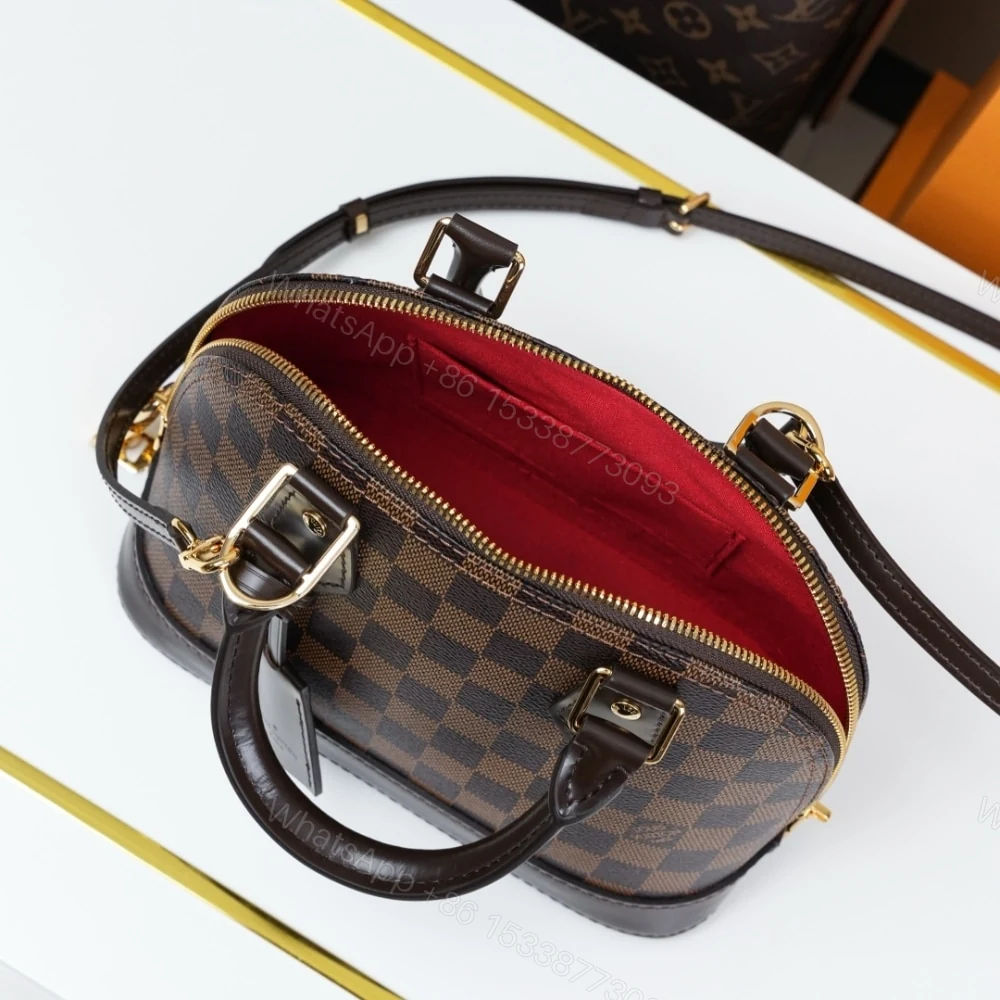 View 7 of Louis Vuitton Alma BB Damier Dark Brown 23Cm