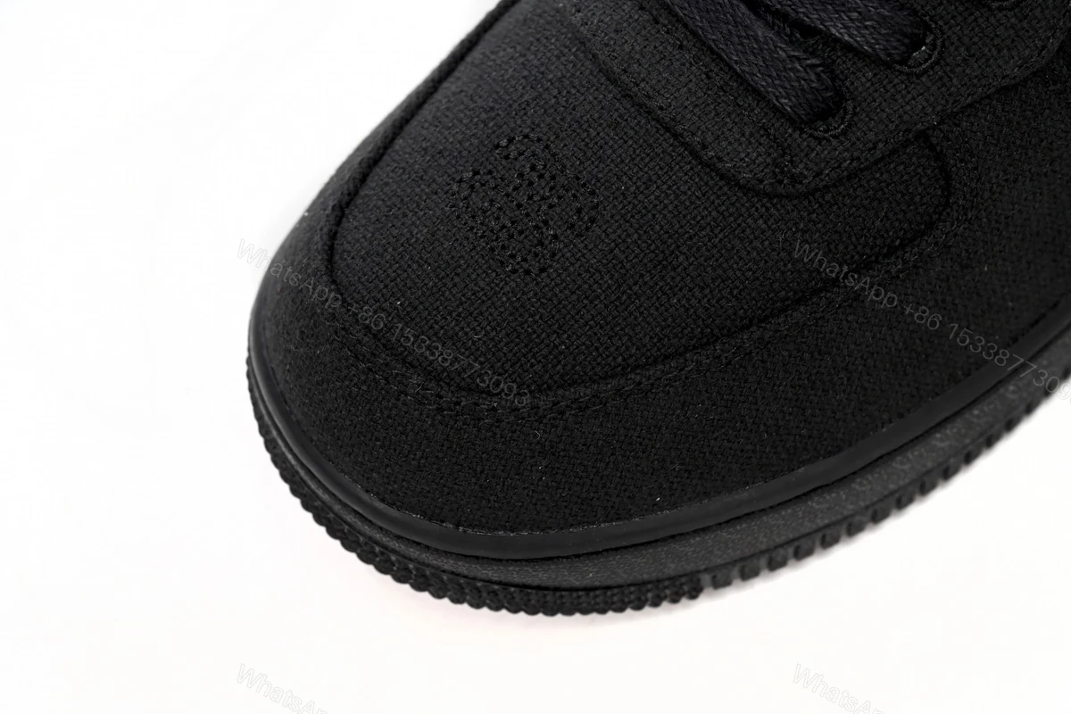 View 9 of Stussy x Nike Air Force 1 Low “Black” CZ9084-001