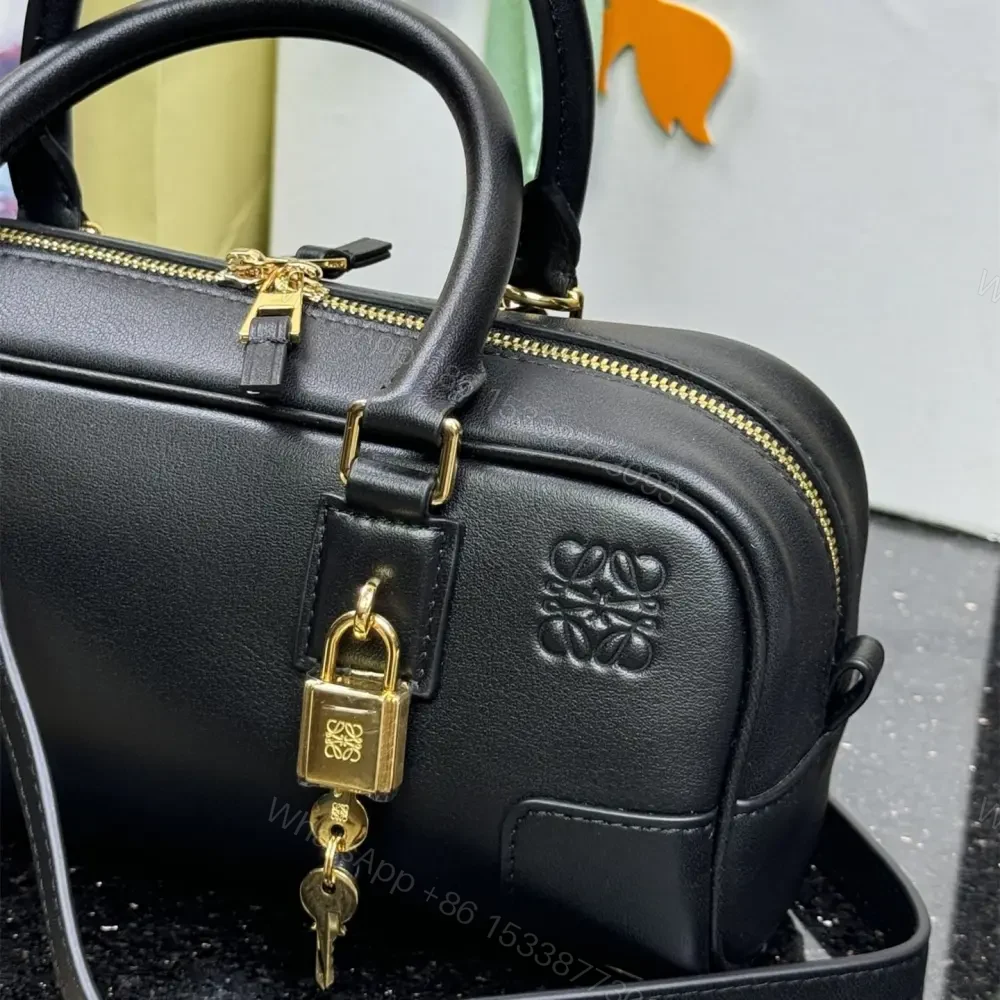 View 5 of 高仿Loewe*Amazona系列1100橫版手提包黑色免檢版