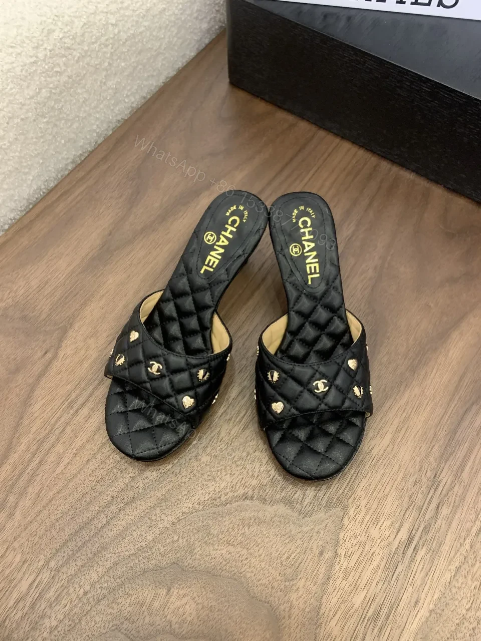 View 7 of Patterned Quilted Slip-Ons: Luxe Comfort Sandals