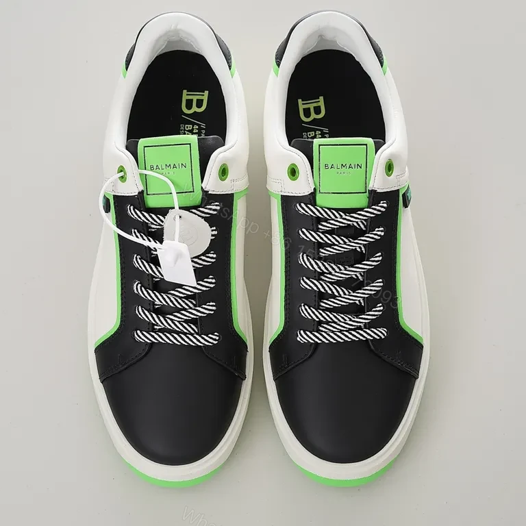 View 6 of Bold Neon Trim Platform Sneaker - Luxury City Comfort