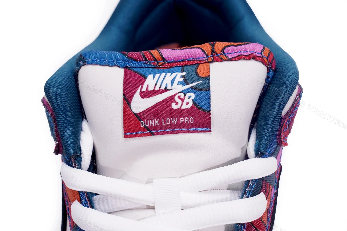 View 4 of Parra x Nike SB Dunk Low Pro QS Abstract Art DH7695-600