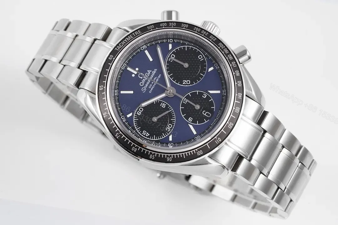 View 2 of Omega Speedmaster 326.32.40.50.06.001 Multifunction Chronograph Watch Blue Dial Stainless Steel