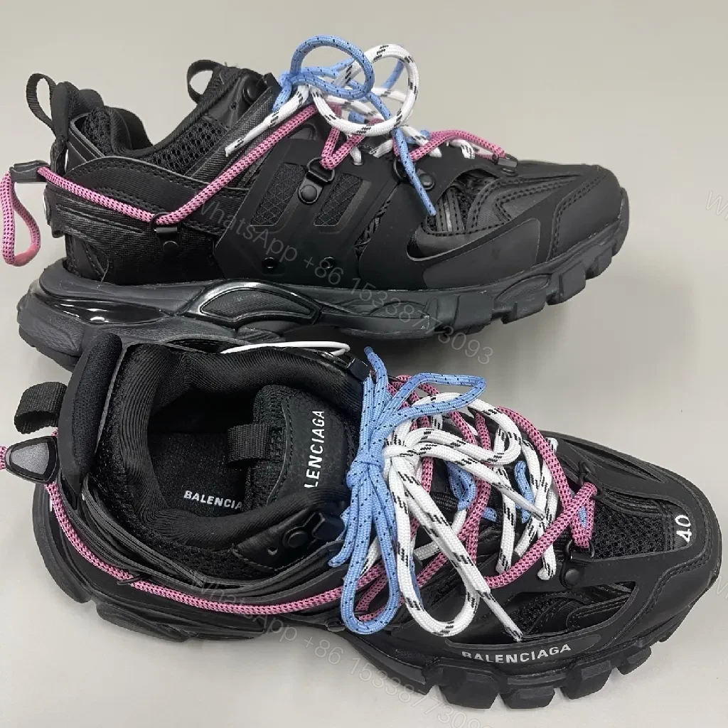 View 2 of Bold Textured Sneakers: Multi-Tone Luxury Streetwear Sneaker