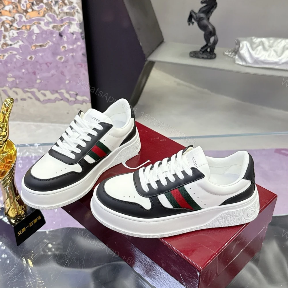 View 4 of Gucci Women Chunky Trainers Black And White