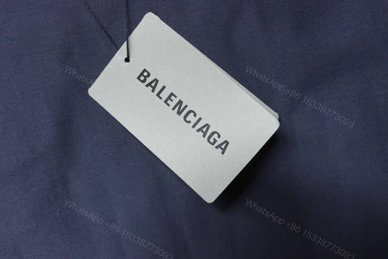 View 6 of Balenciaga Clothes 25SS Red American Graffiti Letter Tape Short Sleeve T-shirt black