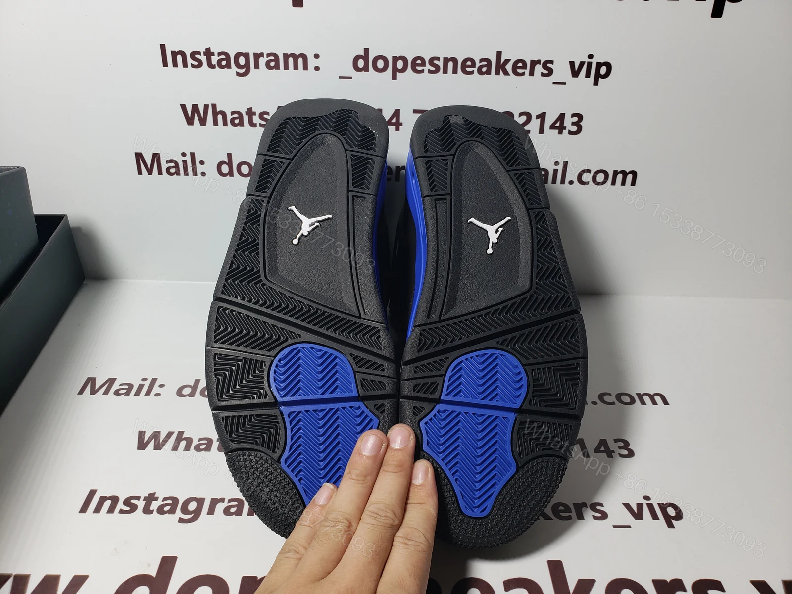 View 5 of Air Jordan 4 Retro Black Game Royal CT8527-018