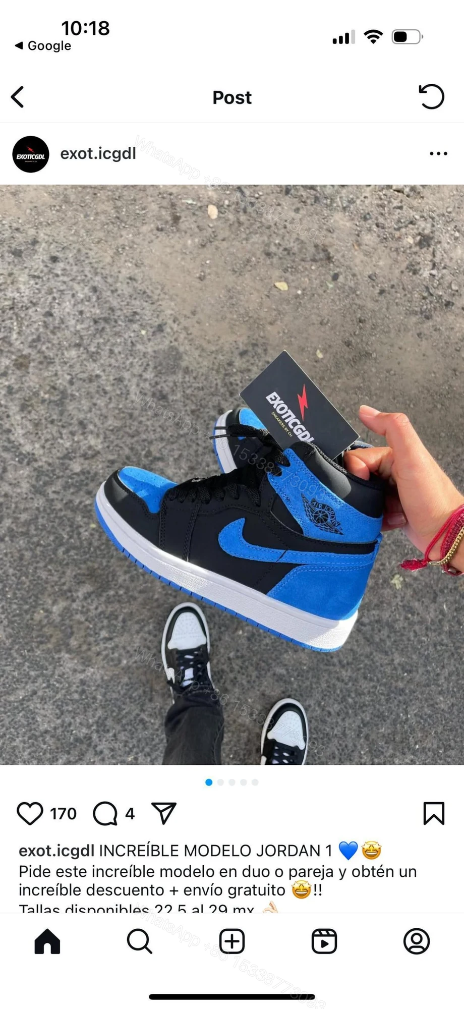 FIRST COPY AIR JORDANS RETRO 1 HIGH ROYAL REIMAGINED — view 1