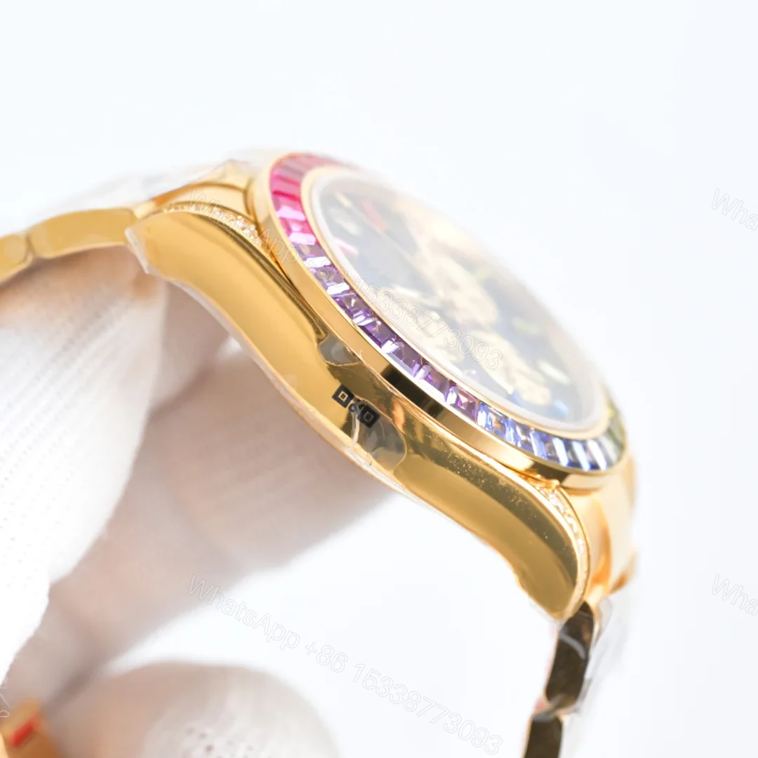 View 6 of Rolex Cosmograph Daytona Yellow Gold Rainbow 116598RBOW-0001