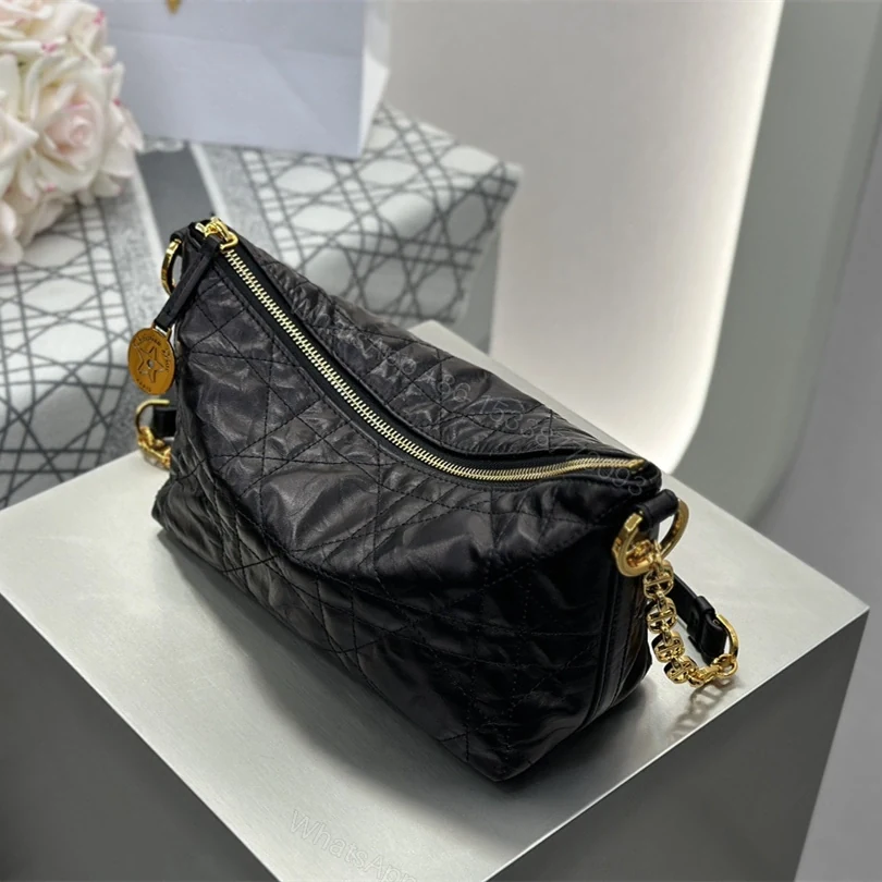 View 3 of 高仿Dior*Star系列S3202M900鏈條單肩腋下包黑色免檢版