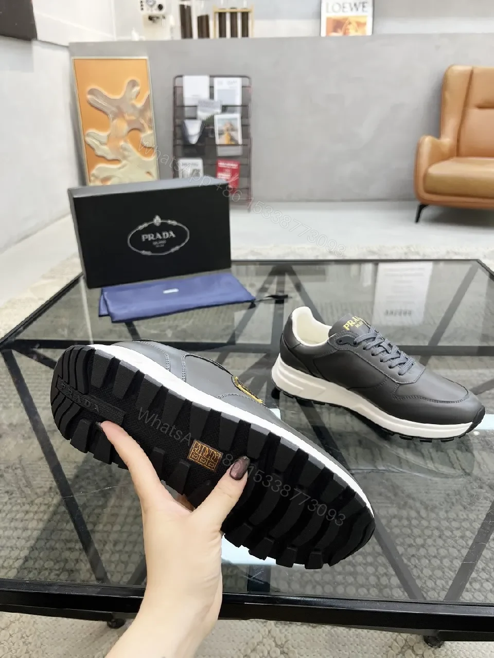 View 7 of Bold Leather High-Top Sneakers, Luxe Comfort, Everyday Style