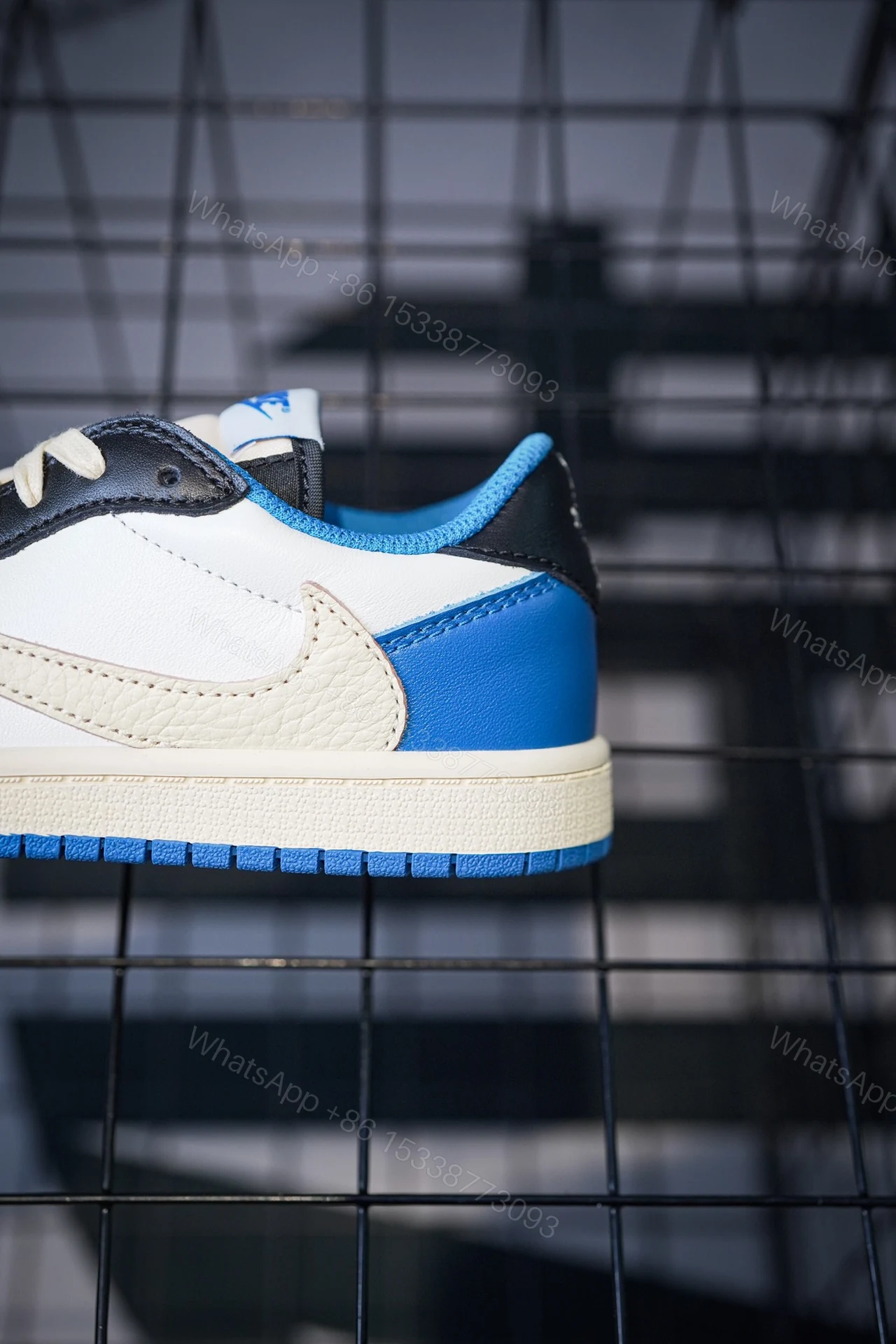 View 5 of Kid Shoes TS x Air Jordan 1 Low Fragment