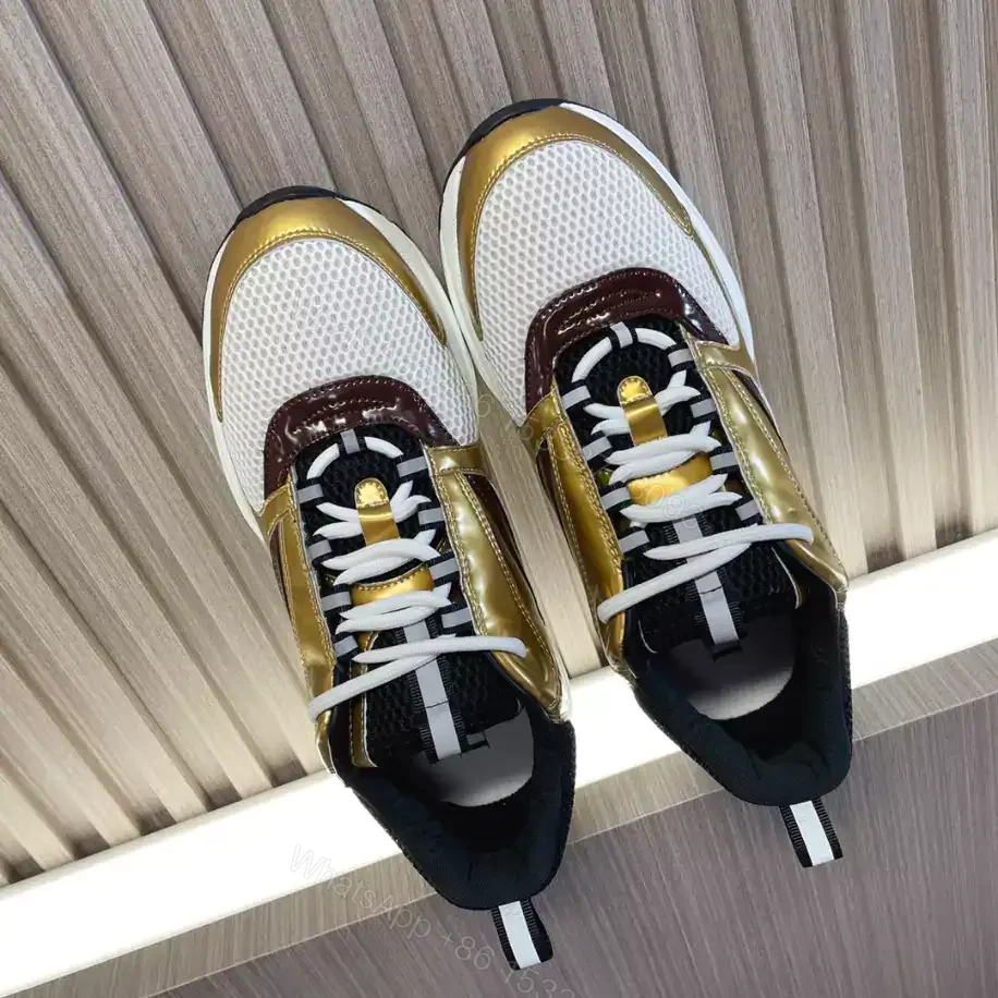 View 5 of B22 SNEAKER TECHNICAL MESH WITH AND CALFSKIN – CD126