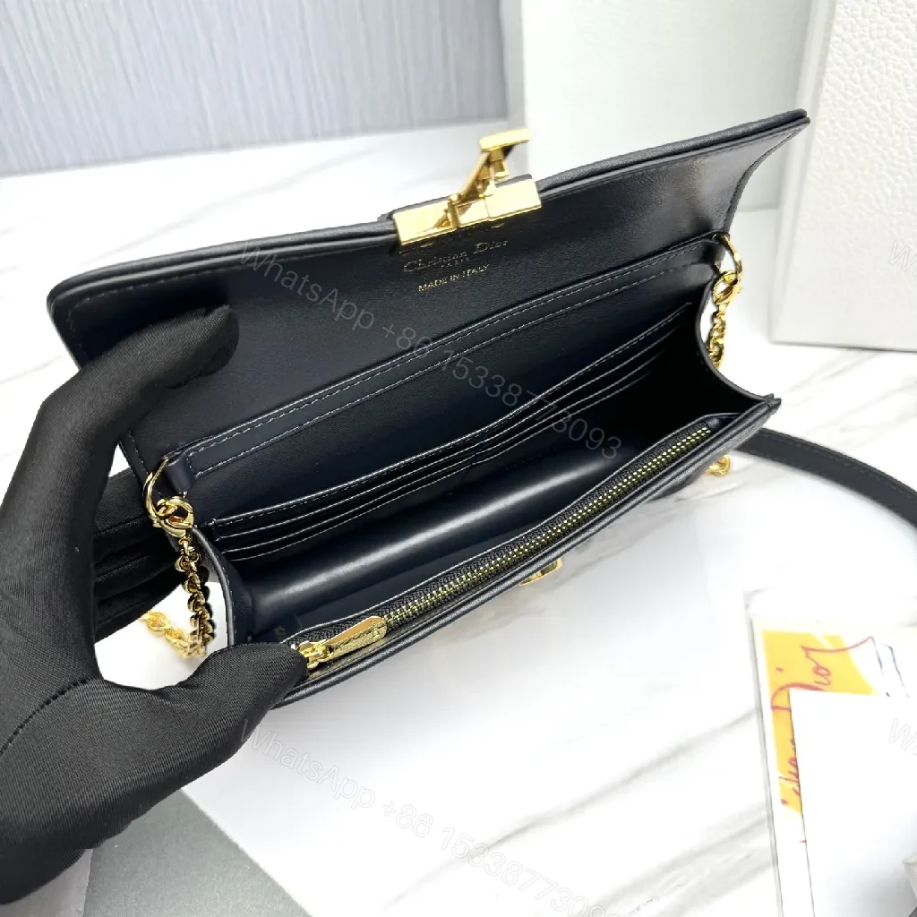 View 6 of Signature Crossbody: Lux Canvas, Gold Hardware, Compact Night-Ready