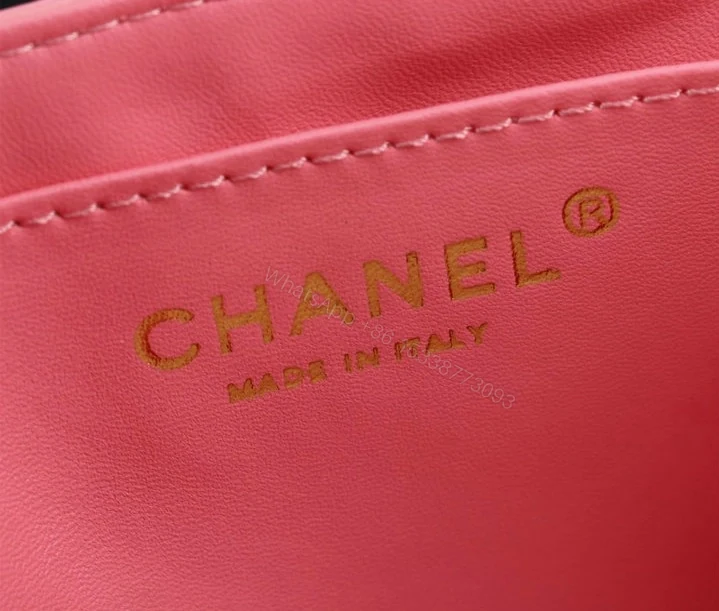View 6 of Chanel Mini Kelly Shopping Tote Bag PL8XG37 – Pink